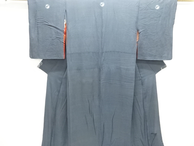 SALE!! JAPANESE KIMONO / ANTIQUE KIMONO / SILK / COSTUME OF THE OLD ERA / EDO CHIRIMEN / TWO LAYERS