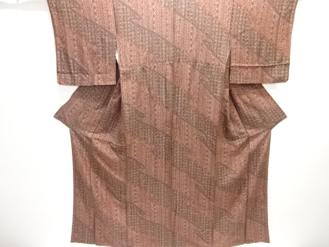 SALE!! JAPANESE KIMONO / KOMON / SILK / CHIRIMEN / FLORAL SARASA