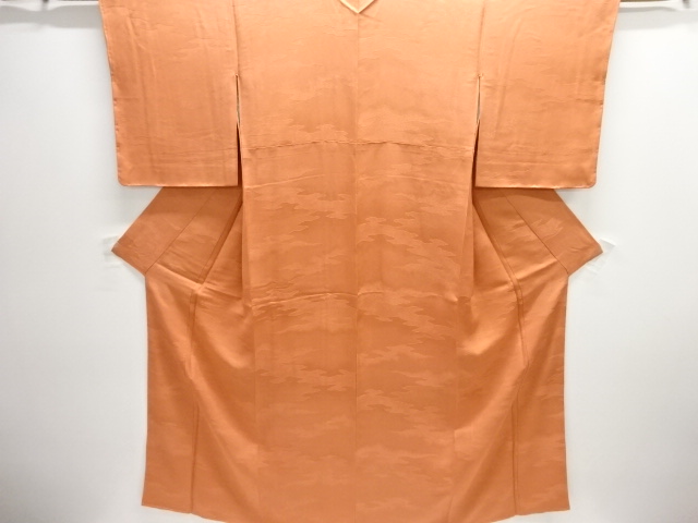 SALE!! JAPANESE KIMONO / UNUSED IROMUJI / SILK / WOVEN MIST / SINGLE CREST