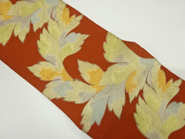 SALE!! JAPANESE KIMONO / ANTIQUE NAGOYA OBI / SILK / WOVEN KIKU