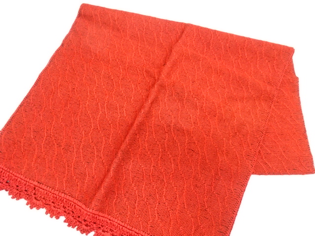 SALE!! JAPANESE KIMONO / VINTAGE SHAWL / LACE / ABSTRACT PATTERN