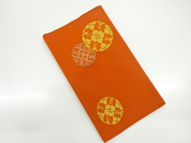 JAPANESE​ KIMONO​ /​ VINTAGE​ KINPU FUKUSA​ / TSUZURE / WOVEN FLOWER