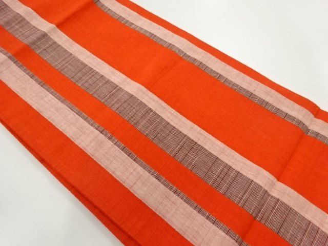JAPANESE FUKURO OBI / TSUMUGI / WOVEN STRIPE