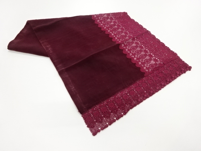 SALE!! JAPANESE SHAWL / VELVET / LACE / FLOWER