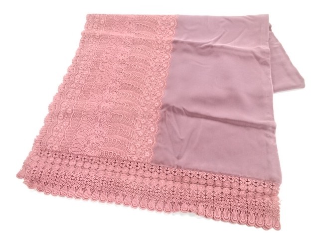 JAPANESE SHAWL / VELVET / LACE / FLOWER