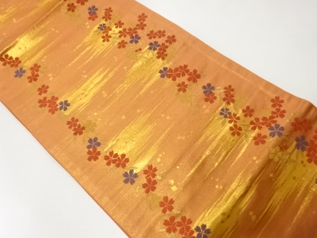 SALE!! JAPANESE FUKURO OBI / WOVEN WEEPING SAKURA
