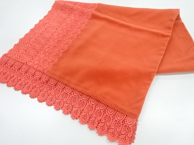 JAPANESE SHAWL / VELVET / LACE / FLOWER