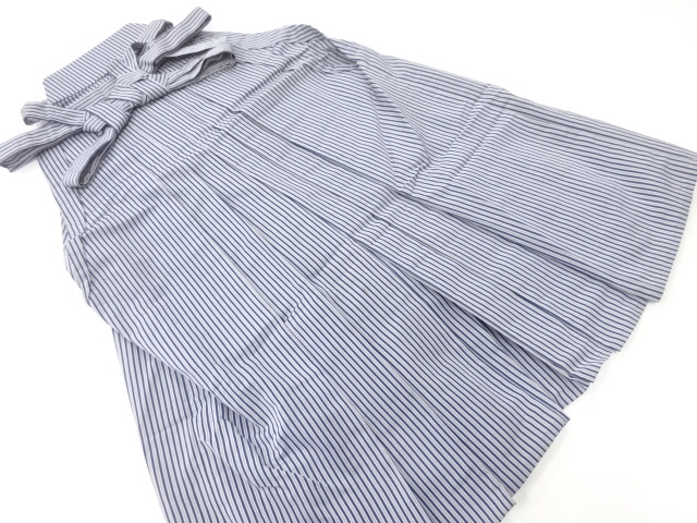 縞模様織出し男物馬乗袴