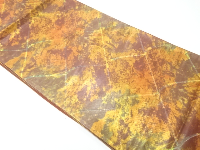 SALE!! JAPANESE KIMONO / FUKURO OBI / SILK / WOVEN ABSTRACT PATTERN