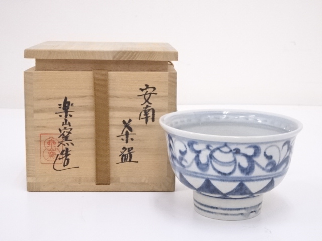 JAPANESE TEA CEREMONY / TEA BOWL CHAWAN / RAKUZAN KILN