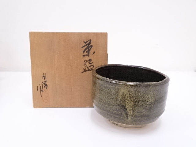 JAPANESE TEA CEREMONY / TEA BOWL CHAWAN / SOBA GLAZE 