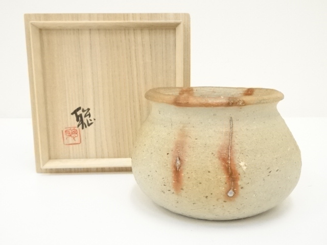SALE!! JAPANESE TEA CEREMONY / BIZEN WARE KENSUI / ARTISAN WORK
